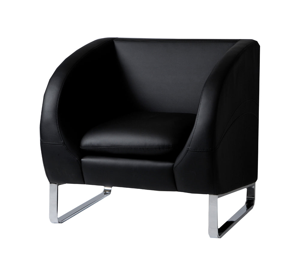 Milla Lounge chair, Black