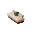 Daybed with solid wood base