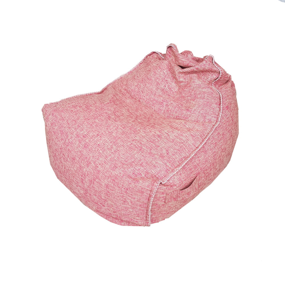 Bean Bag, Red / White melange