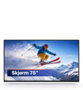 Skjerm 75″