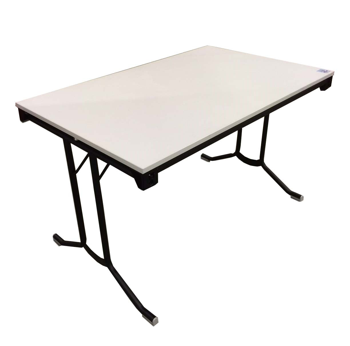 Bord, grått 75 x 120 cm, sammenleggbart